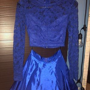 B. Darlin blue 2 piece dress